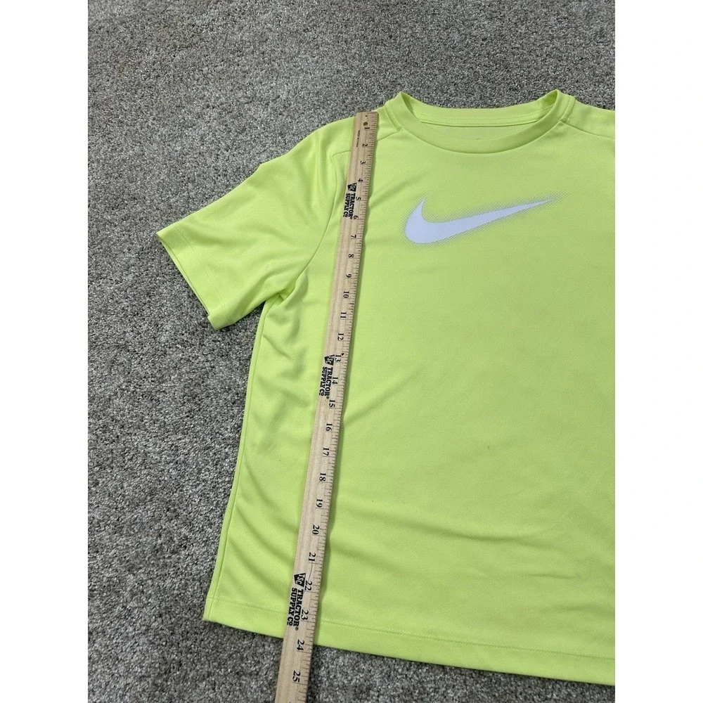 Nike Dri-Fit Children's Active Short Sleeve Shirt Size XL Lemon Twist Yellow‎